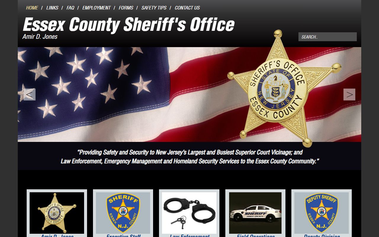 Essex County Sheriff's Office serving Newark criminal cases